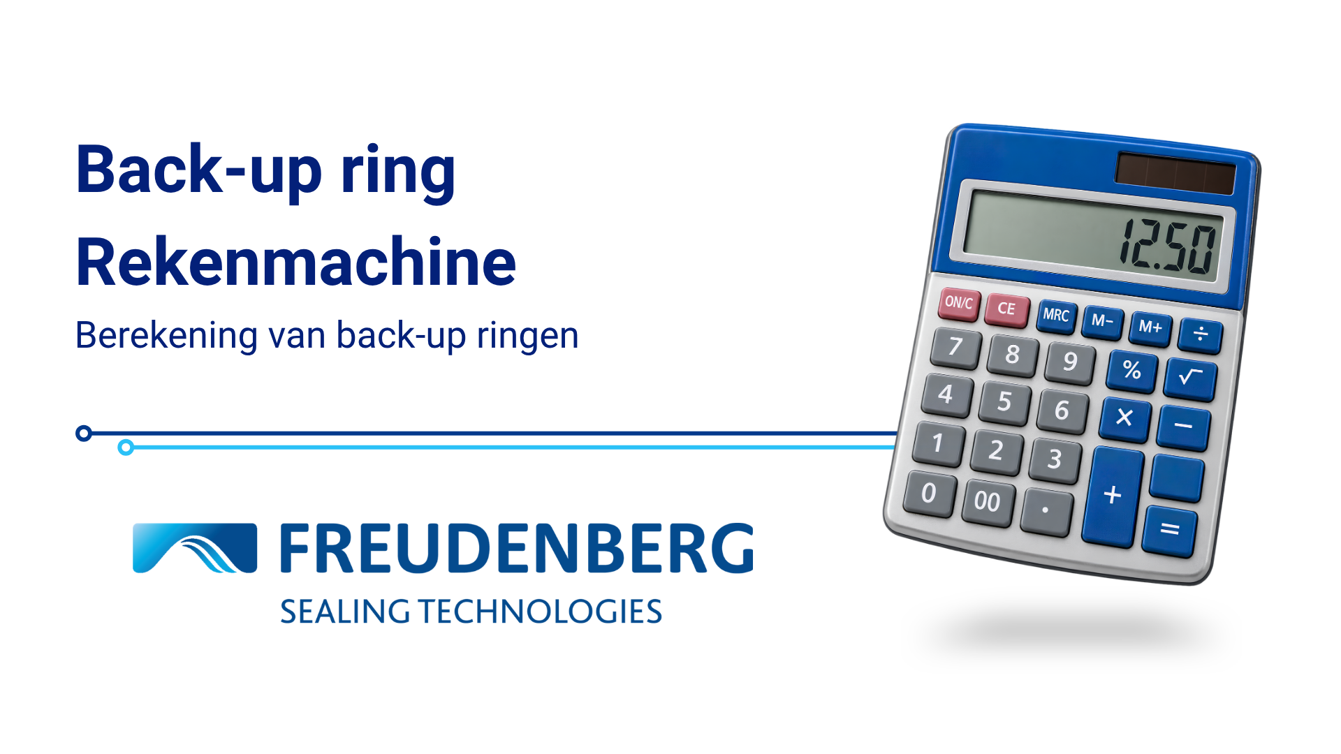 Back-up ring Rekenmachine