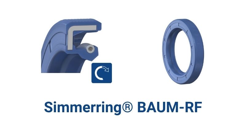 Simmerring® BAUM RF: Efficient Sealing Solution for High-Speed Applications