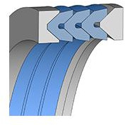 Chevron Seal Ring - 80 CR - Freudenberg - 24130200 - Packaging Unit 1pcs product photo