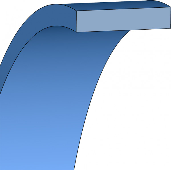 Guide Band - 392x400x24,5 - KF - PTFE B500 - Freudenberg - 24353170 ...
