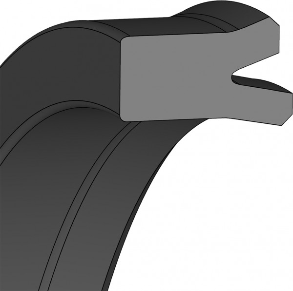 Hydraulic Piston Seal - 175X160X8,50X7,50 - KNA23 - 82 FKM FP827001 - Dichtomatik - 49380918 product photo