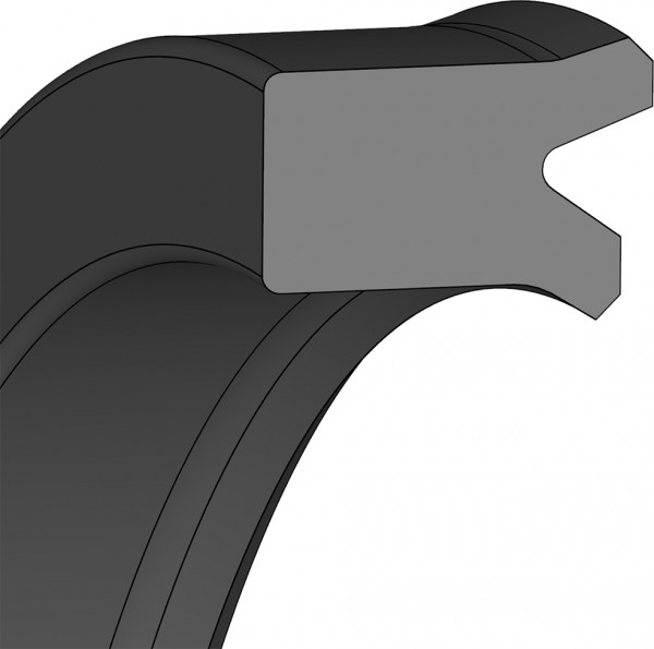 Hydraulic Rod Seal - 88,90X101,60X9,52 - SNI24 - 90 NBR NB901602 - Dichtomatik - 67049601 product photo