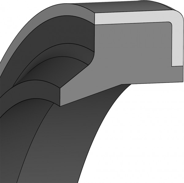 Wiper - 25X35X5 - AM43 - 90 NBR NB903406 - Dichtomatik - 67024132 product photo