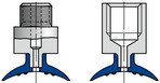 Gripper & Zuignap - 20x25 - GR4I - Freudenberg - 151697 - Verpakkingseenheid 96 productfoto