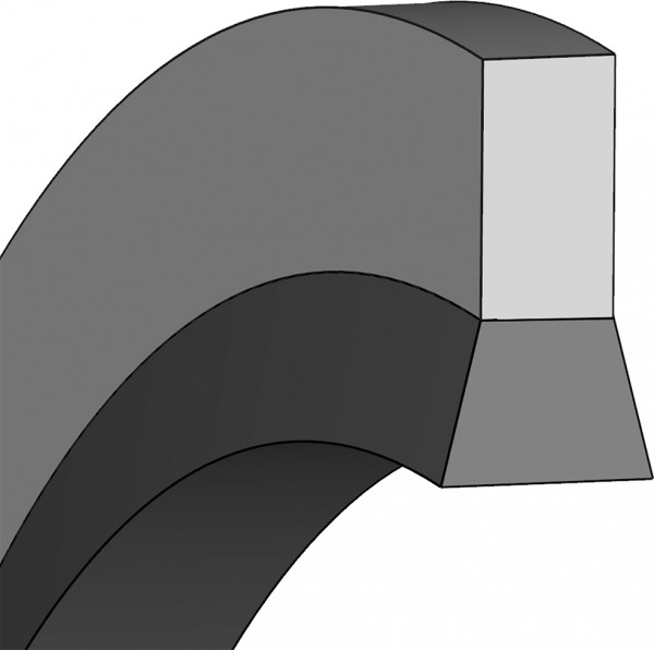 Bonded Seal - 11,5X17,6X1,6 - US - 70 NBR NB703409 - Dichtomatik - 49448798 product photo