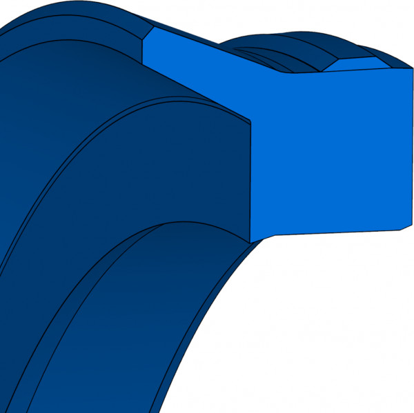 Freudenberg Abstreifer | PU12 | 95 AU V142 | 270x245x19,5 MM | Merkel wiper OB series PU12 - Verpackungseinheit 1 product image