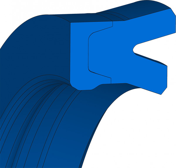 Rod Seal - 40x50x7,1 - HDR-2C - 92 AU 21100 - Freudenberg - 49078196 - Packaging Unit 1 product photo