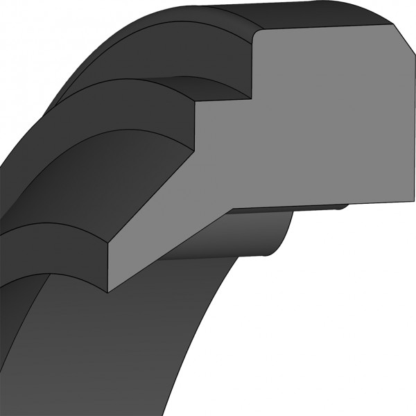 Wiper - 25X34X5 - AE41 - 90 NBR NB905501 - Dichtomatik - 49381533 product photo