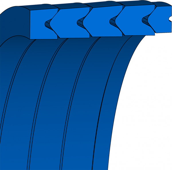Chevron Seal Ring - 1052,1x1098,6x92 - VPS -0050 - BI-NR B6A151 - Freudenberg - 24081728 - Packaging Unit 1 product photo