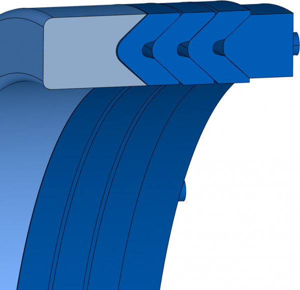 Chevron Afdichtring - ES61 - BI-NBR B4B246 - Freudenberg - 24377610 - Verpakkingseenheid 1 productfoto